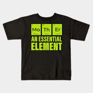 Womens Mother Periodic Table Elements of a Mother's Day Kids T-Shirt